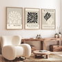 Wallity Huhu257 - Set de 3 Cuadros Decorativos 50 x 70 cm